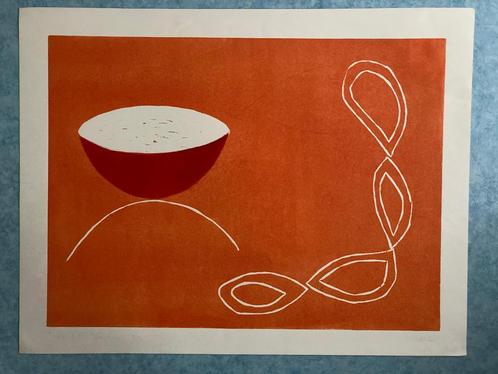 Sjabloomafdruk - Judith Stolker, Antiek en Kunst, Kunst | Etsen en Gravures, Ophalen of Verzenden