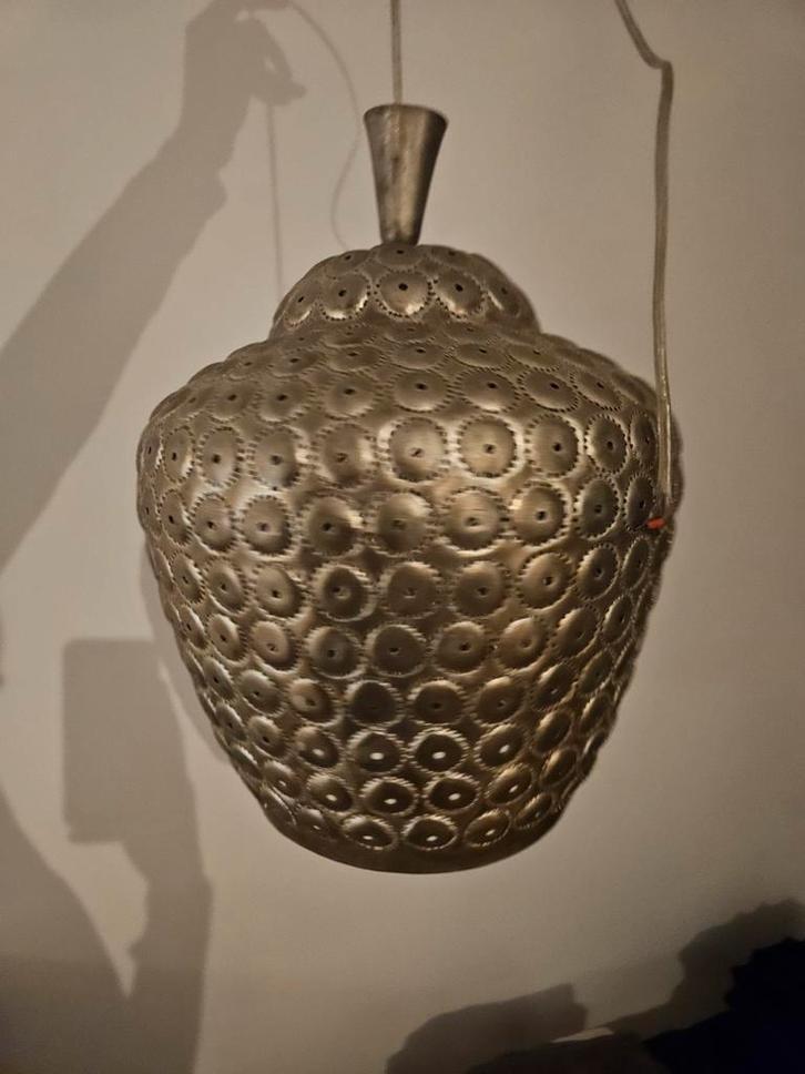 Zenza Hanglamp - Oosterse Sfeer, Huis en Inrichting, Lampen | Hanglampen, Gebruikt, Minder dan 50 cm, Metaal, Ophalen