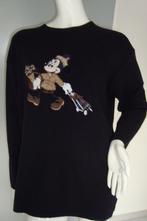 DONALDSON ZWARTE TRUI MICKEY GOLF MT L, Verzenden, Zwart, Maat 42/44 (L), Zo goed als nieuw