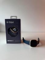 Fitbit Versa 3, Sieraden, Tassen en Uiterlijk, Smartwatches, Ophalen of Verzenden, Zo goed als nieuw, Blauw, Android
