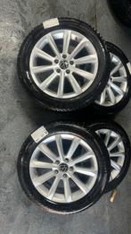 ✅Originele 17 inch VW Passat velgen winterbanden R-line ❄️, 215 mm, Banden en Velgen, 17 inch, Winterbanden