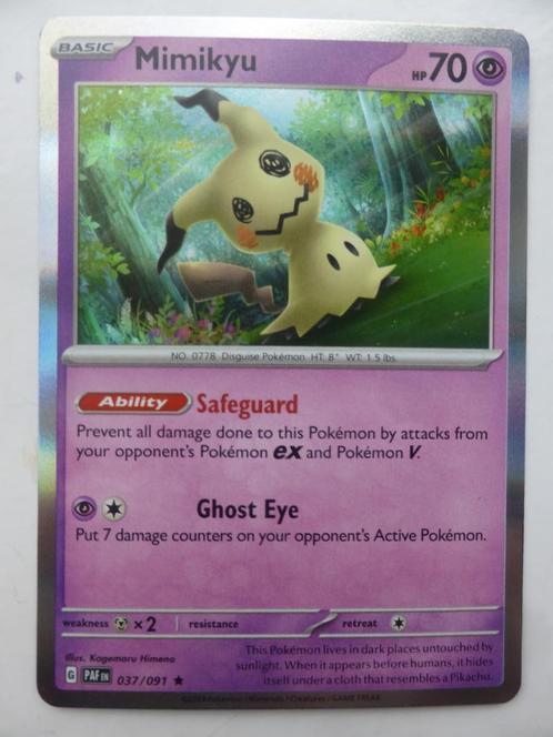 Mimikyu 097/193 (Pd5), Hobby en Vrije tijd, Verzamelkaartspellen | Pokémon, Zo goed als nieuw, Ophalen of Verzenden