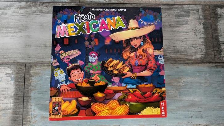 Bordspel Fiesta Mexicana, Hobby en Vrije tijd, Gezelschapsspellen | Bordspellen, Zo goed als nieuw, Een of twee spelers, Drie of vier spelers