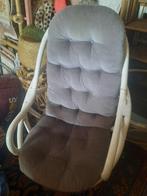rotan draaistoel vintage, Huis en Inrichting, Stoelen, Ophalen, Gebruikt, Bruin, Riet of Rotan