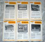 Originele nederlandse folders van CRUMAR synthesizers - izgs, Muziek en Instrumenten, Ophalen of Verzenden, Zo goed als nieuw