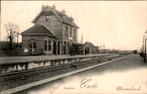 Bloemendaal - Station - Perron, Ophalen of Verzenden, 1920 tot 1940, Gelopen, Noord-Holland