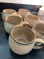Toscane Beige Mokken Set (6 stuks), Huis en Inrichting, Ophalen, Gebruikt, Keramiek, Effen