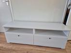 Wit tv meubel / tv kast met lades (ca. 152,5 x 42 x 51,5), Huis en Inrichting, Kasten | Televisiemeubels, Ophalen, Gebruikt, 100 tot 150 cm