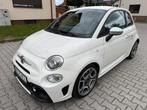 Abarth 595 Turismo Perfect Condition Koni FSD Leather Navi, Auto's, Voorwielaandrijving, 4 cilinders, Wit, Leder