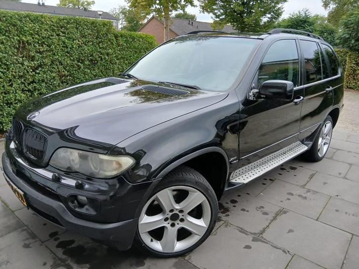 BMW X5 3.0 I AUT 2006 Zwart, Auto's, BMW, Particulier, X5, ABS, Airbags, Airconditioning, Android Auto, Bluetooth, Boordcomputer