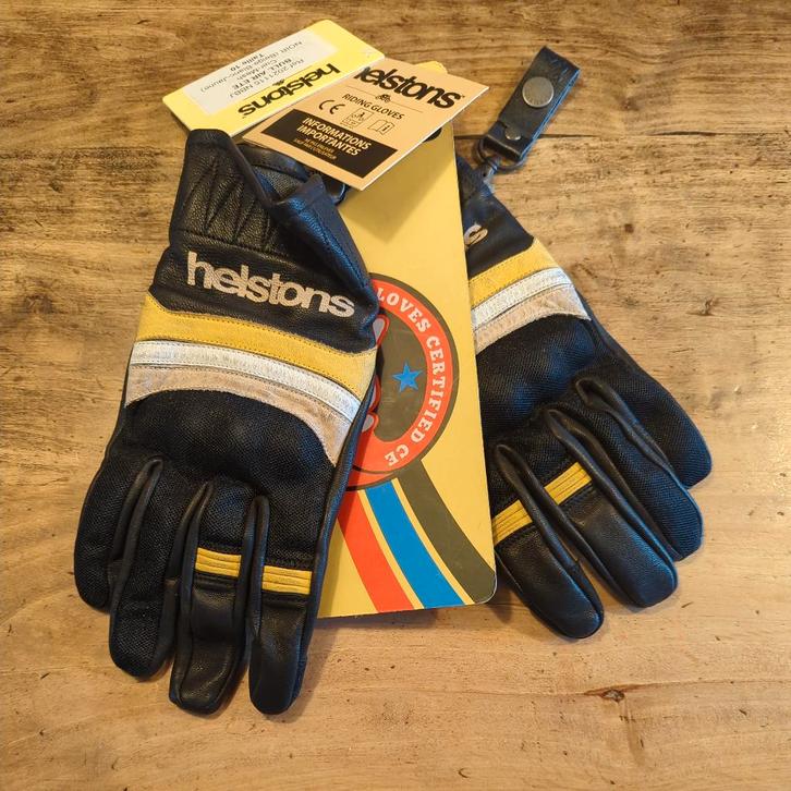 Helstons Bull Air zomerhandschoenen NIEUW (Retro, scrambler), Motoren, Kleding | Motorkleding, Handschoenen, Heren, Nieuw met kaartje