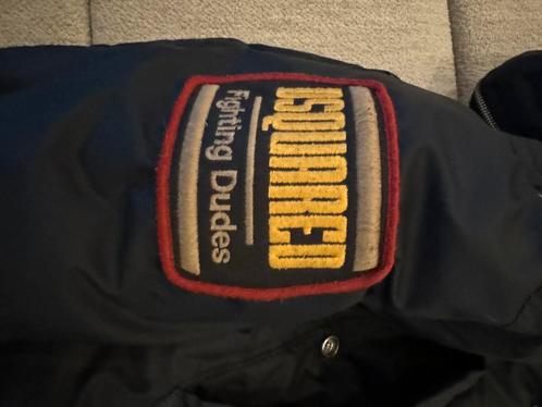 Dsquared Fighting Dudes Bomber, Kleding | Dames, Jassen | Winter, Zo goed als nieuw, Maat 38/40 (M), Zwart, Ophalen of Verzenden