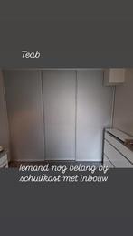 Schuifdeuren met rails en kast inbouw, Ophalen, Gebruikt