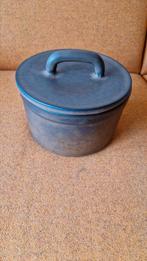 Lucie Q Bakker pot met deksel (donkerbruin, diam. ruim 17cm), Ophalen of Verzenden