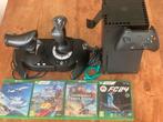 Xbox series X + Thrustmaster T-flight + Games, Ophalen, Zo goed als nieuw, 1 TB, Met 1 controller