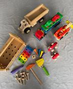 Houten speelgoed set; heel uitgebreid, Ophalen of Verzenden, Gebruikt, Overige typen