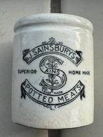 Bodemvondst 1860 J. Sainsburys vleesextractpot Potted Meat, Ophalen of Verzenden