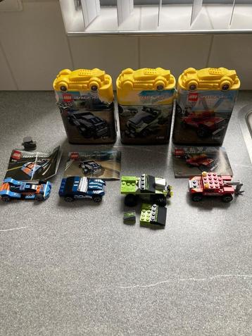 Lego racers sets 8193, 8194, 8192, 8195 beschikbaar voor biedingen