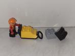 Duplo bouwvakker / stratenmaker met trilplaat, Kinderen en Baby's, Speelgoed | Duplo en Lego, Gebruikt, Ophalen of Verzenden, Duplo