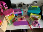 Grote, Mooie verzameling Polly Pockets /  Camper/Auto etc.., Ophalen, Gebruikt
