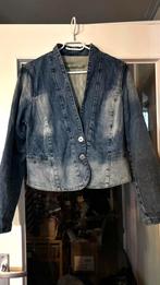 Zara denim spijkerstof blazer colbert jasje L  ZIE FOTO’S!, Kleding | Dames, Jasjes, Kostuums en Pakken, Ophalen of Verzenden