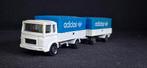 Majorette Adidas Vrachtwagen met Aanhanger. BIEDEN, Hobby en Vrije tijd, Modelauto's | Overige schalen, Ophalen of Verzenden, Gebruikt