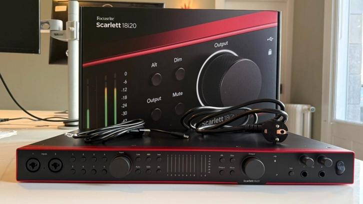 Focusrite Scarlett 18i20 4th Gen USB audio-interface, Computers en Software, Geluidskaarten, Nieuw, Extern, Ophalen