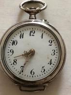 Horloge Zakhorloge Dames Zilver 1900 Antiek, Ophalen of Verzenden, Zilver, Overige merken, 1900 tot 1930