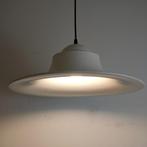 Vintage metalen hanglamp wit, Vintage, Ophalen of Verzenden, Zo goed als nieuw, Metaal