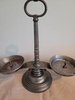 Antieke kandelaar van koper/brons, Ophalen of Verzenden, Koper of Brons