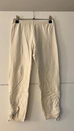 Witte legging met strop, Kleding | Dames, Broeken en Pantalons, Wit, Ophalen of Verzenden, Driekwart, Maat 36 (S)