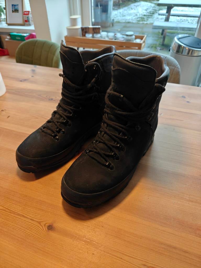 Meindl M1 Legerkisten / Wandelschoenen - Gore Tex - 295S, Zwart, Ophalen of Verzenden, Zo goed als nieuw, Wandelschoenen of Bergschoenen