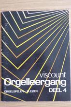 Viscount Orgelleergang - deel 4, Verzenden, Zo goed als nieuw, Les of Cursus, Accordeon