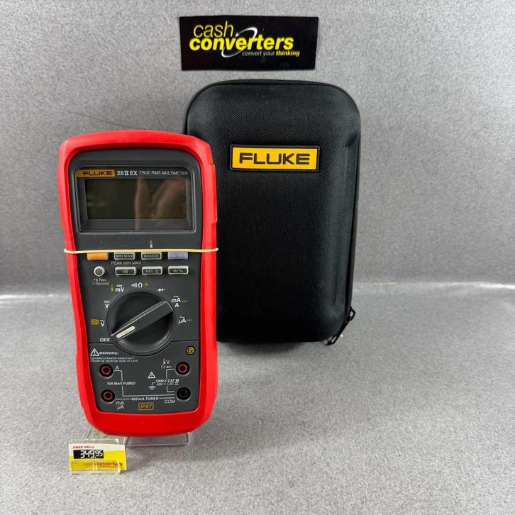 Fluke 28 II EX True RMS Multimeter | Hoes & Kabels | 389947, Doe-het-zelf en Verbouw, Meetapparatuur, Zo goed als nieuw, Multimeter