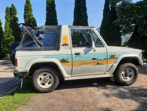 OLDTIMER MITSUBISHI PAJERO CABRIO 2.6 BENZINE L042 L040, Auto's, Mitsubishi, Particulier, Pajero, 4x4, Trekhaak, Benzine, SUV of Terreinwagen