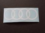 Audi logo vinyl sticker, Auto diversen, Verzenden