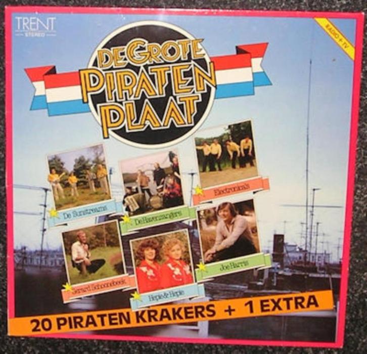 De Grote Piratenplaat – Diverse Artiesten 1980 LP1773, Cd's en Dvd's, Vinyl | Verzamelalbums, Zo goed als nieuw, Nederlandstalig