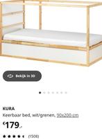 IKEA Kinderbed KURA, Kinderen en Baby's, Kinderkamer | Bedden, Ophalen, 85 tot 100 cm, Gebruikt, Hoogslaper of Stapelbed