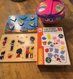 Houten puzzels plus spel en picknickmandje, Ophalen, Zo goed als nieuw, Ontdekken, Met geluid