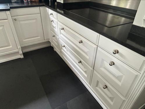 Siematic keuken gebruikt, excl apparatuur, Huis en Inrichting, Keuken | Complete keukens, Gebruikt, U-keuken, Wit, Graniet of Steen