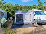 Te koop zelfbouw buscamper met voortent (3.5 x 2.5 ), Caravans en Kamperen, Overige merken, Chemisch toilet, Buscamper of Camperbus