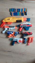 7 Nerf pistolen inclusief veel pijltjes, Ophalen of Verzenden, Gebruikt