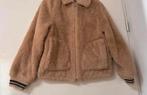 Beige Teddy Jas - Maat 164, Ophalen of Verzenden, Zo goed als nieuw