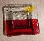 Handgemaakt glaskunstobject – 882 cm – gesigneerd –, Huis en Inrichting, Woonaccessoires | Kandelaars en Kaarsen, Overige materialen