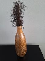 Grote gouden vaas, Huis en Inrichting, Woonaccessoires | Droogbloemen, Ophalen of Verzenden, Zo goed als nieuw
