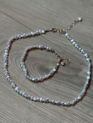 Parelketting & Armband Set - Nieuw! beschikbaar voor biedingen