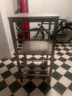 Afruim tafel rvs met wieltjes, Ophalen of Verzenden, Zo goed als nieuw, Minder dan 100 cm