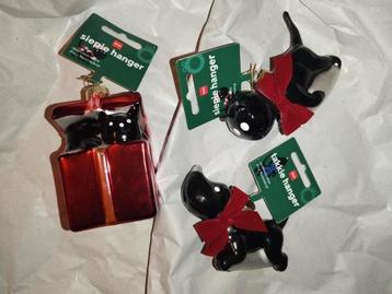 3 takkie en siepie Jip en Janneke kerst hangers van glas beschikbaar voor biedingen