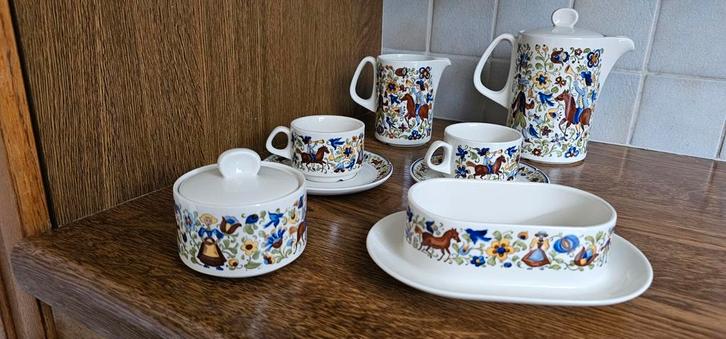 Villeroy & Boch Troubadour Ontbijtset, Huis en Inrichting, Keuken | Servies, Gebruikt, Compleet servies, Overige stijlen, Aardewerk