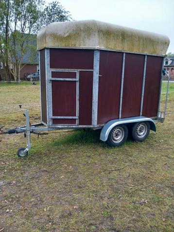 Trailer zonder kenteken veewagen paardentrailer project  beschikbaar voor biedingen